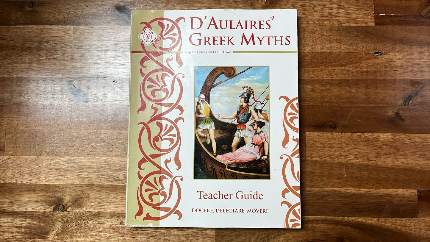 MP D' Aulaires' Greek Myths - Student & Teacher Guide