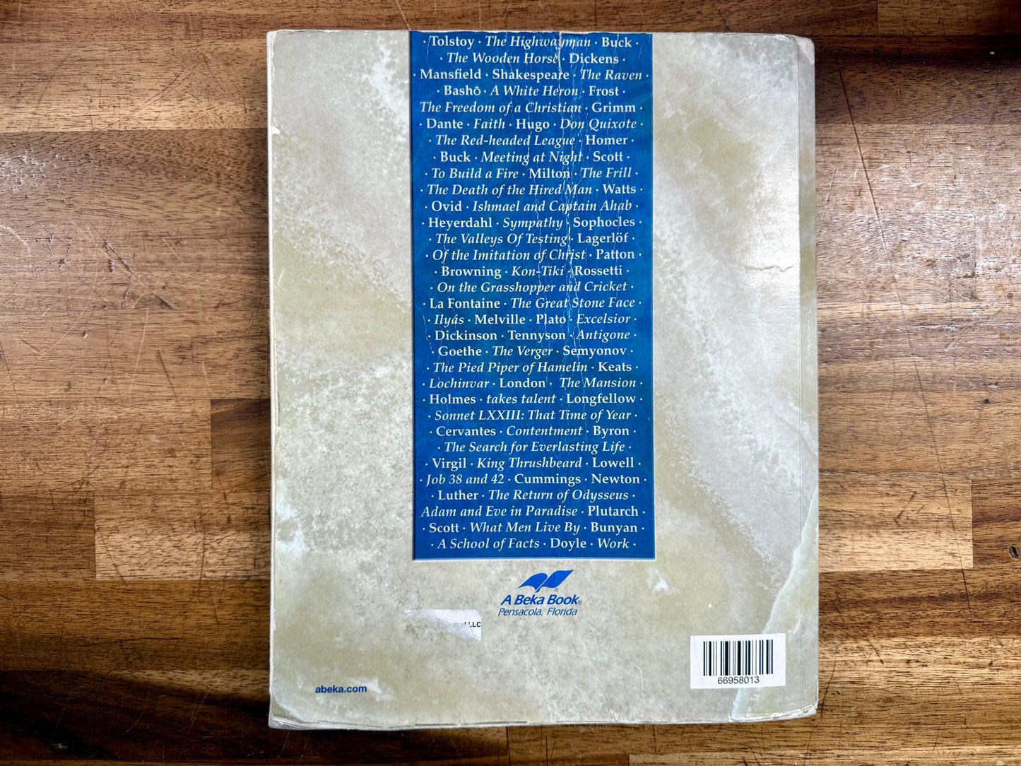 Abeka World Literature Classics for Christians 3rd Ed Vol. 4