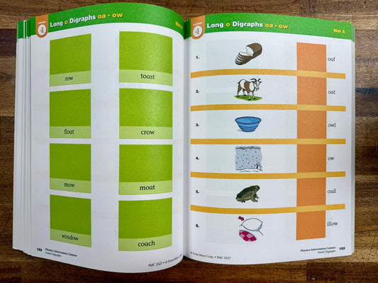 Phonics Intervention Centers: Vowel Digraphs Grades 4-6+ VG