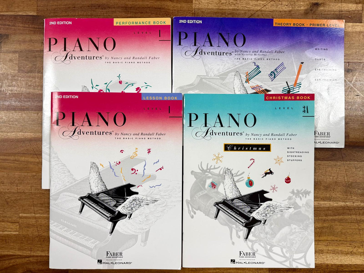 Faber Piano Adventures LOT of 4 Instruction & Notes