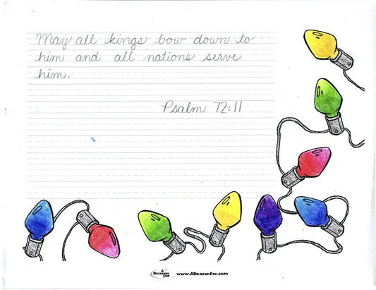 Handwriting Cursive Border Sheet Pack (NEW)