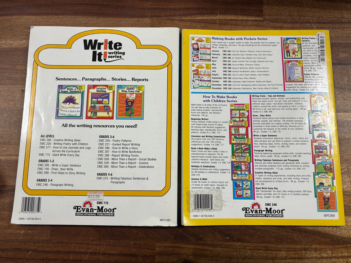 Evan-Moor Paragraph Writing & Giant Write Every Day Bundle — photo 2 of 2