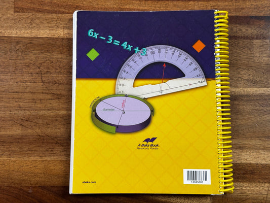 ABEKA Basic Mathematics in Christian Perspective 4th Ed Teacher Key - USED