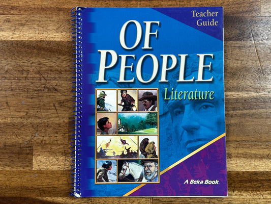 ABEKA Of People Literature Teacher Guide - USED