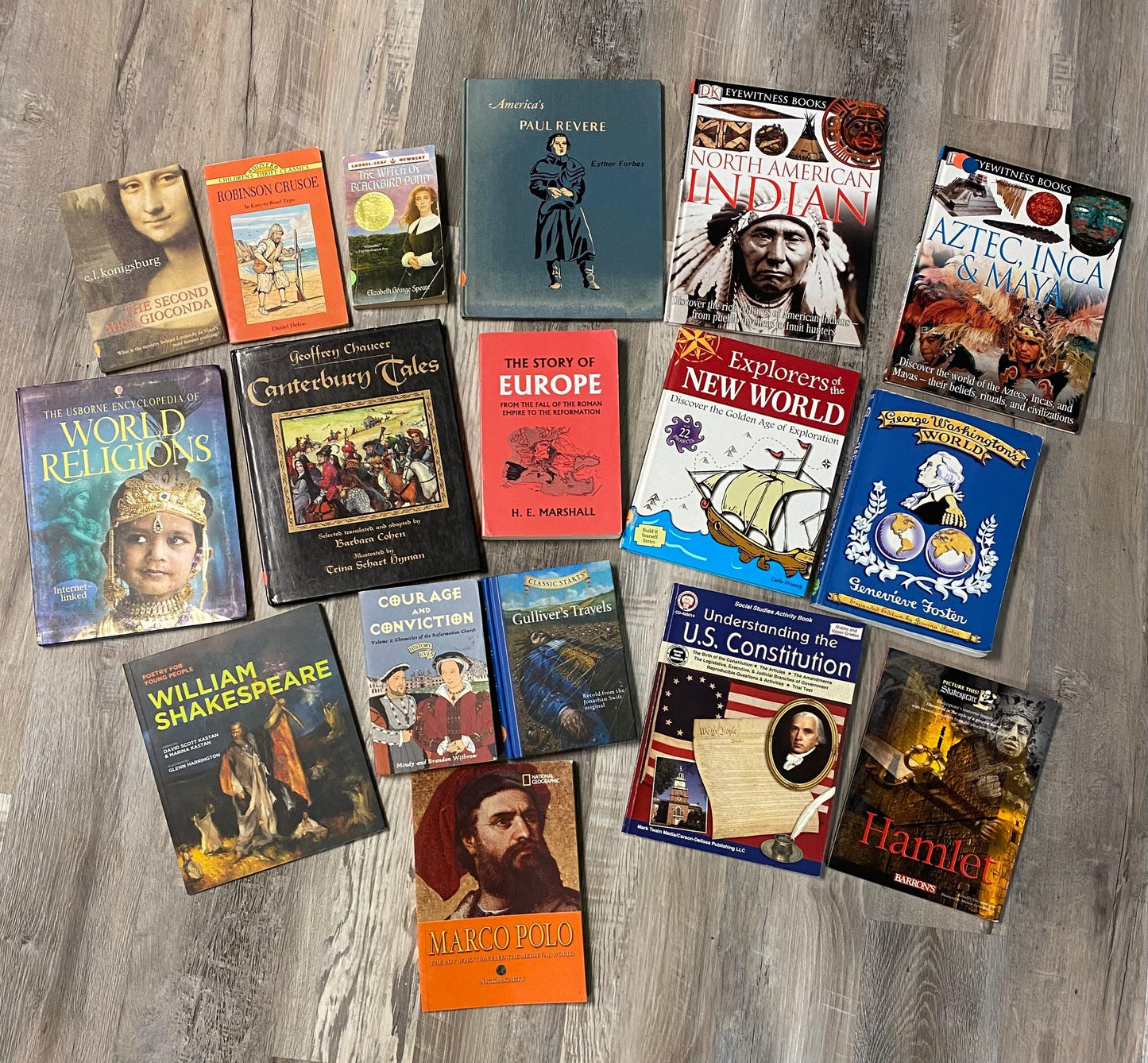 Tapestry of Grace Year 2, Spools Subjects D Full Rack 17 Books 2020 Edition