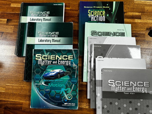 Abeka Science Matter and Energy Set (Condition - GOOD)