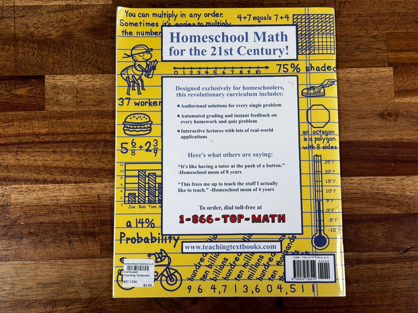 Teaching Textbooks Math 6 Answer Booklet