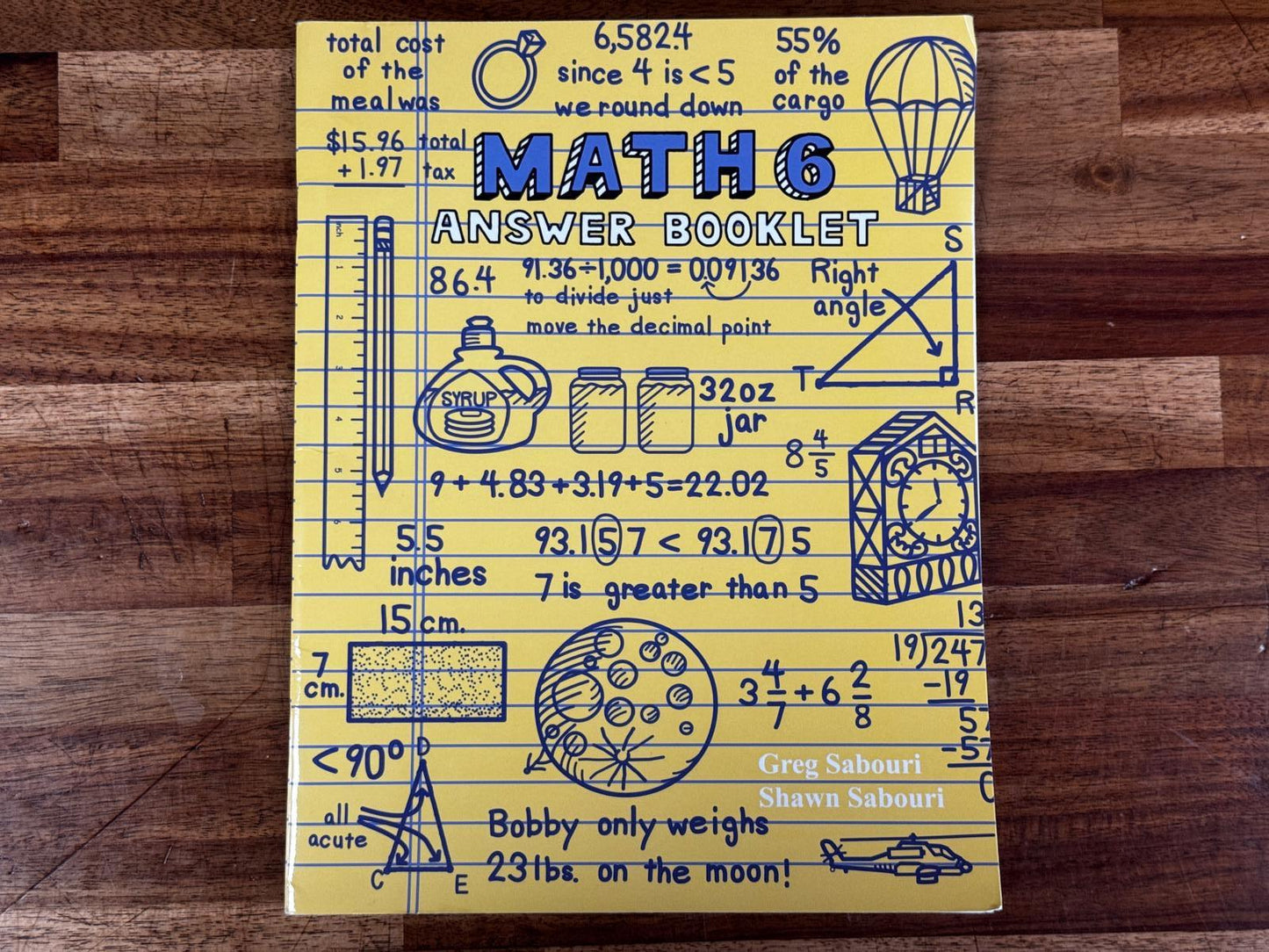 Teaching Textbooks Math 6 Answer Booklet