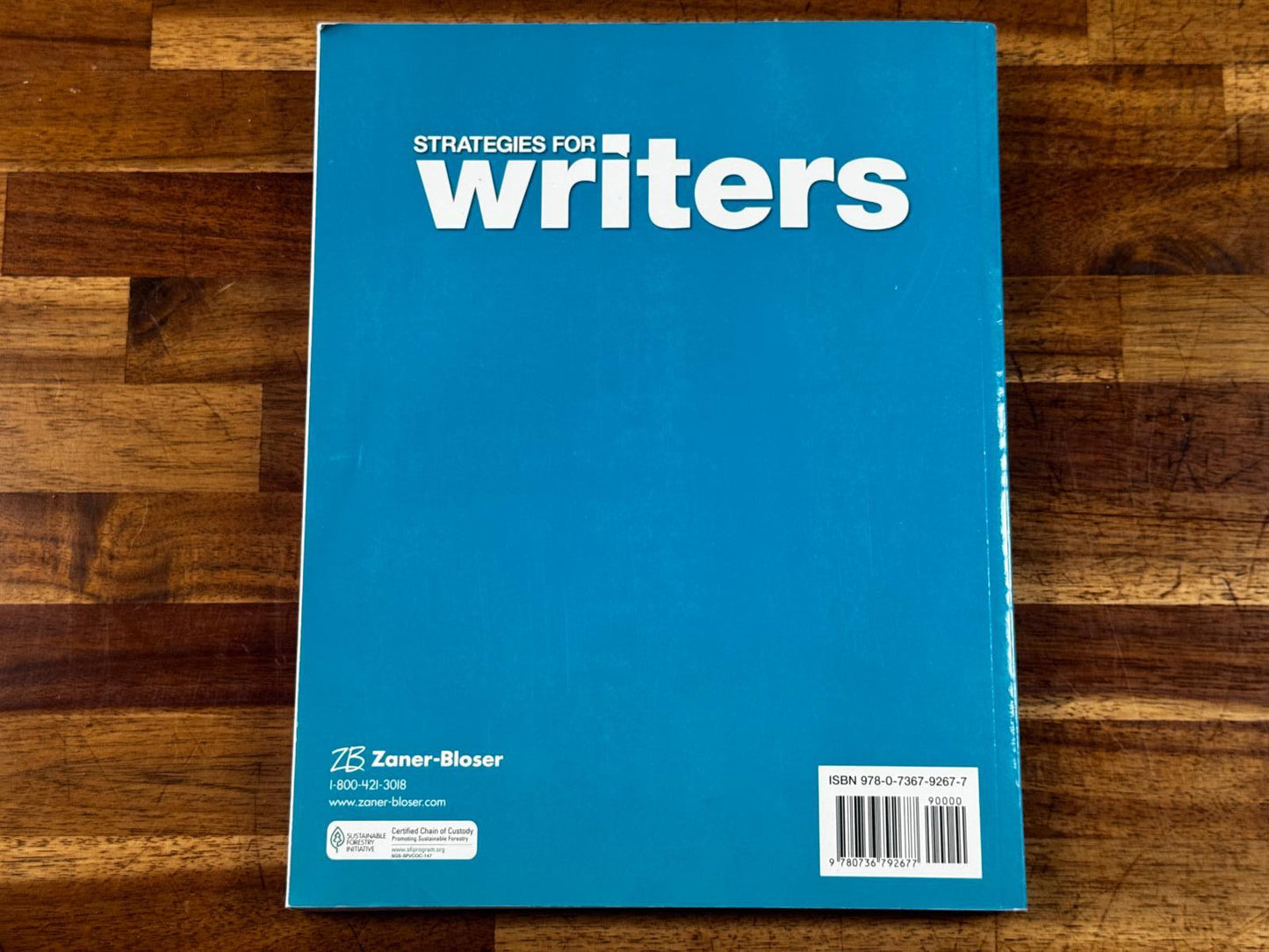 Zaner-Bloser Strategies for Writers 7 Teacher Edition - Condition GOOD