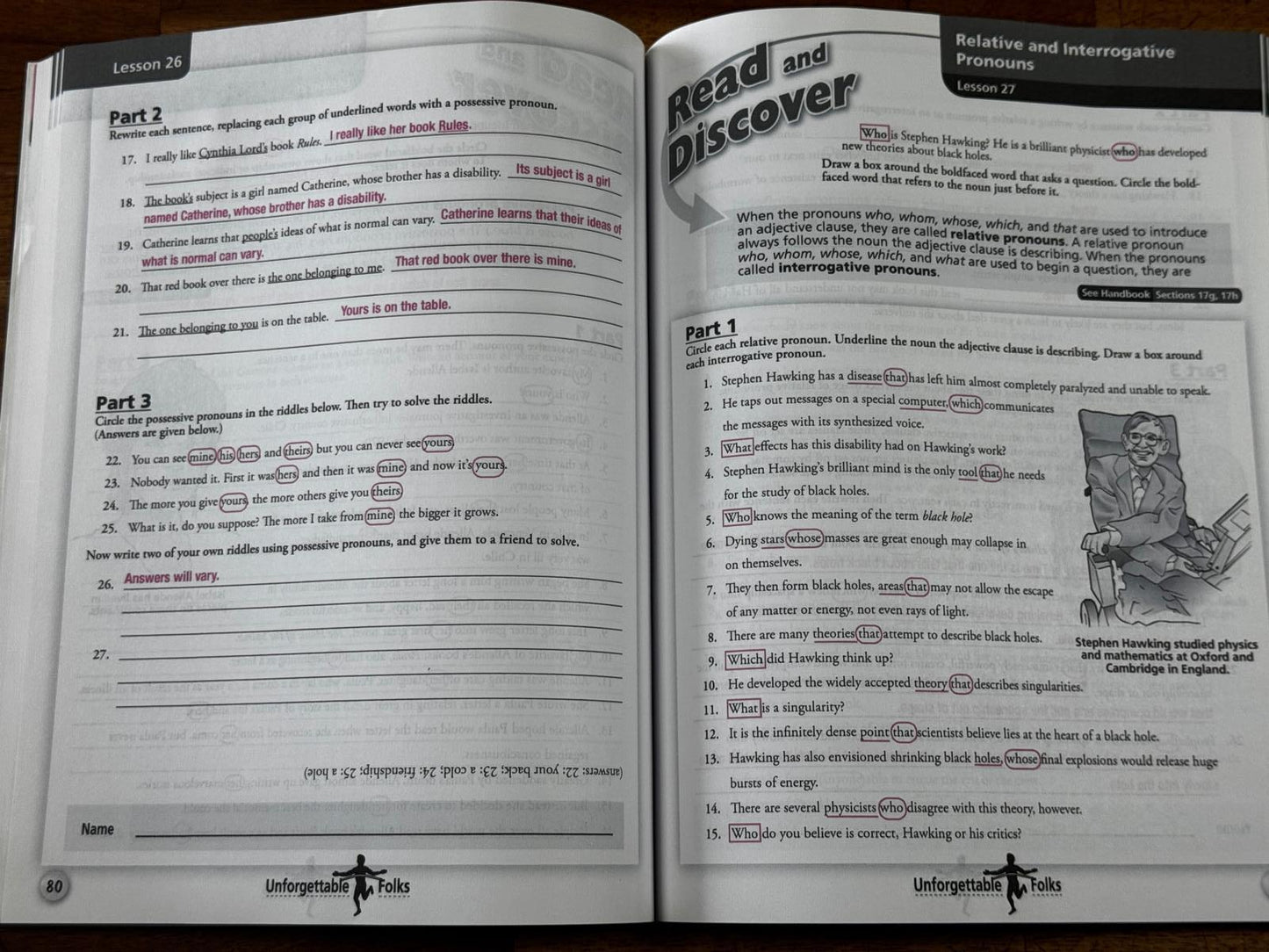 Zaner-Bloser Strategies for Writers 7 Teacher Edition - Condition GOOD