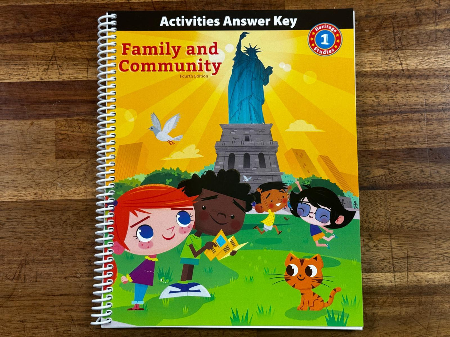 BJU Press Family and Community 1 4th Ed Txt, Activities, Tests, Tchr Ed, Activites Key- Condition GOOD
