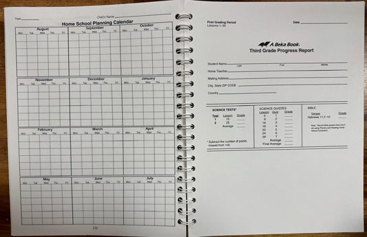 Abeka Homeschool Science & Health 3 Lesson Plans - CONDITION Good & Clean