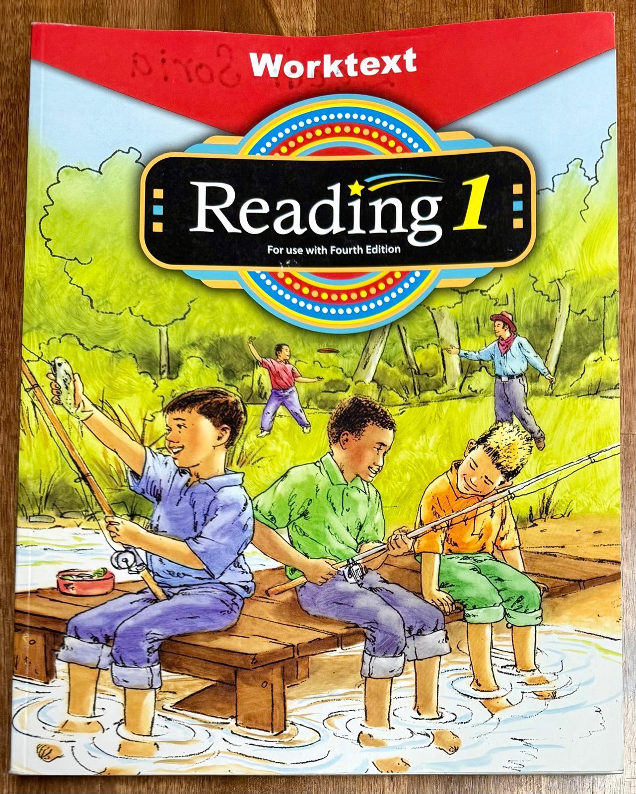 BJU Reading 1 Worktext for use with Fourth Ed - CONDITION Good and Clean