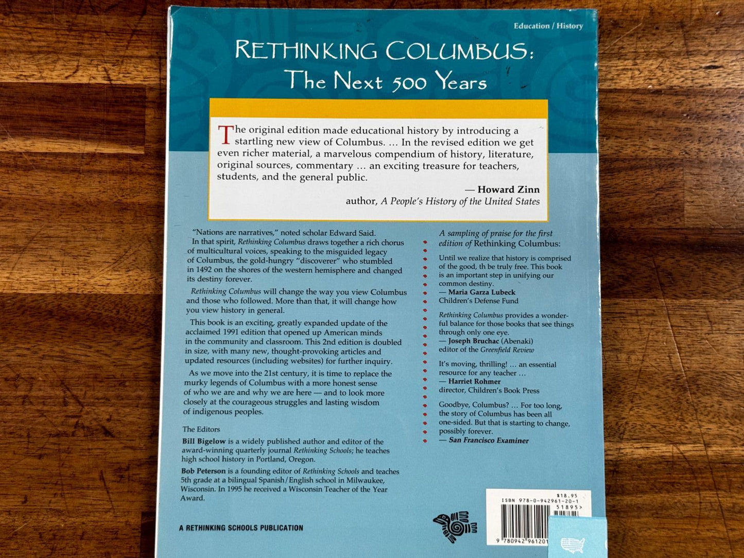 Rethinking Columbus: The Next 500 Years - Condition GOOD & CLEAN