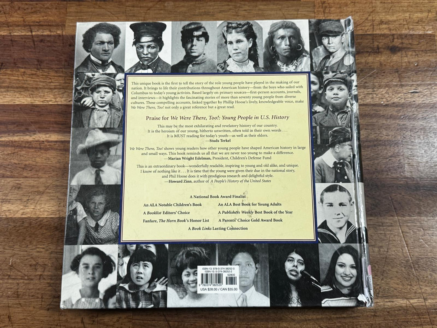 We Were There, Too! Young People in U.S. History by Phillip Hoose - Condition GOOD