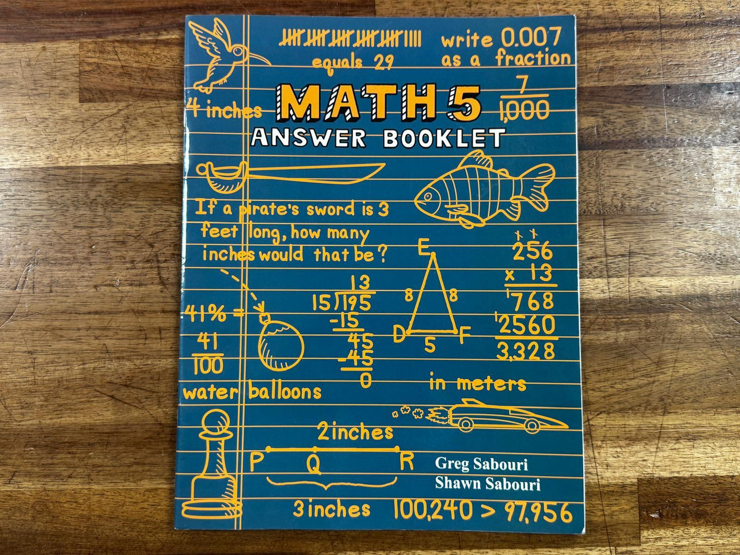 Teaching Textbooks Math 5 Answer Booklet - Condition GOOD & CLEAN