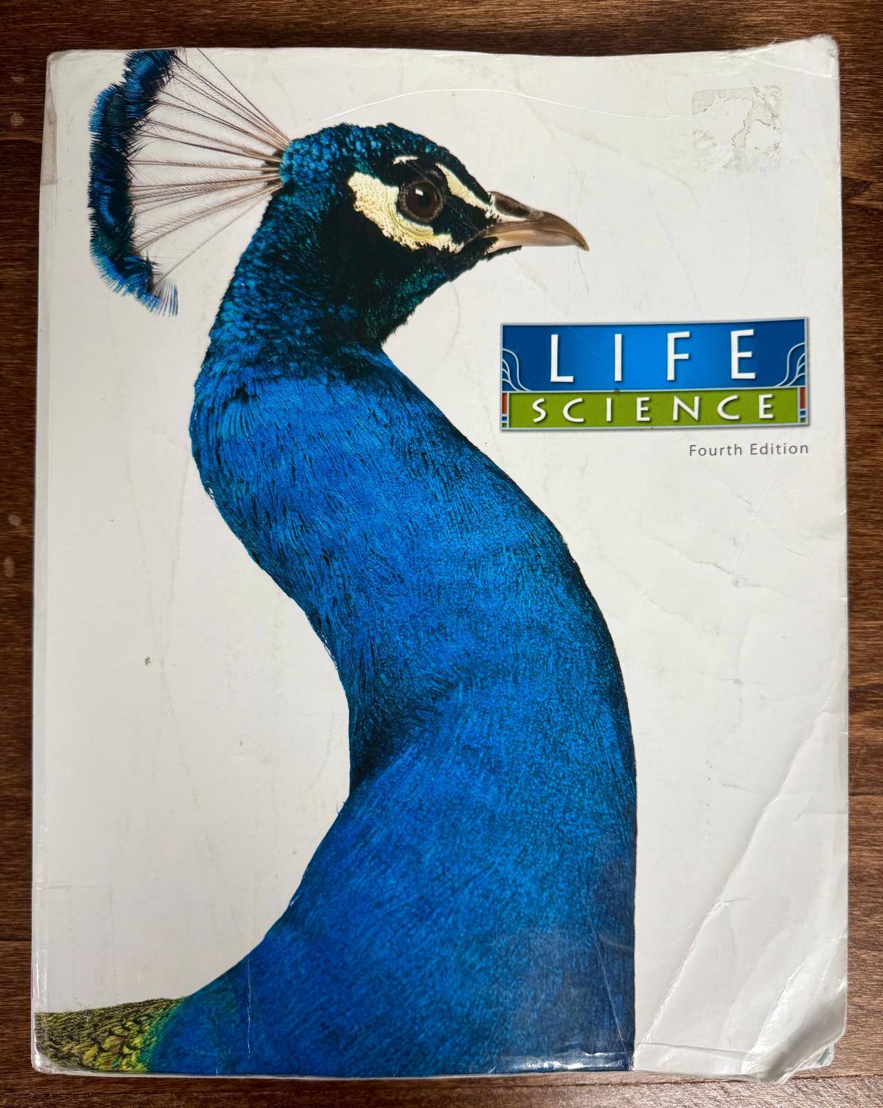 BJU Life Science 4th Edition Textbook – Condition: Acceptable; Name written on first page; wear
