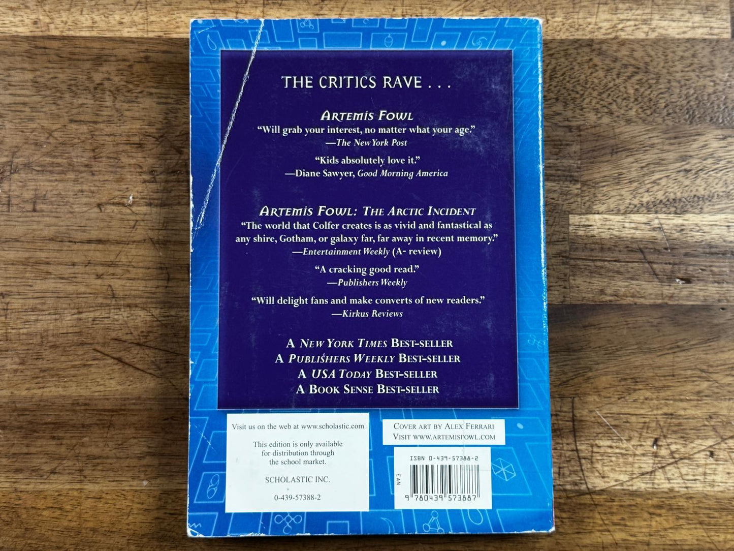 Artemis Fowl The Eternity Code by Eoin Colfer (Acceptable)