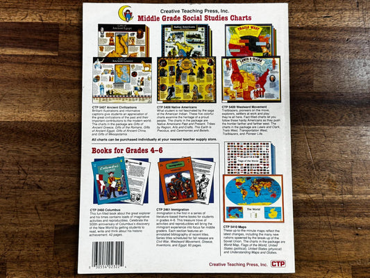Creative Teaching Press Literature-Based Art Activities Middle Grade