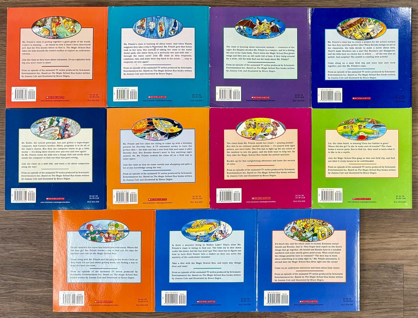 Scholastic Magic School Bus Books Lot of 11