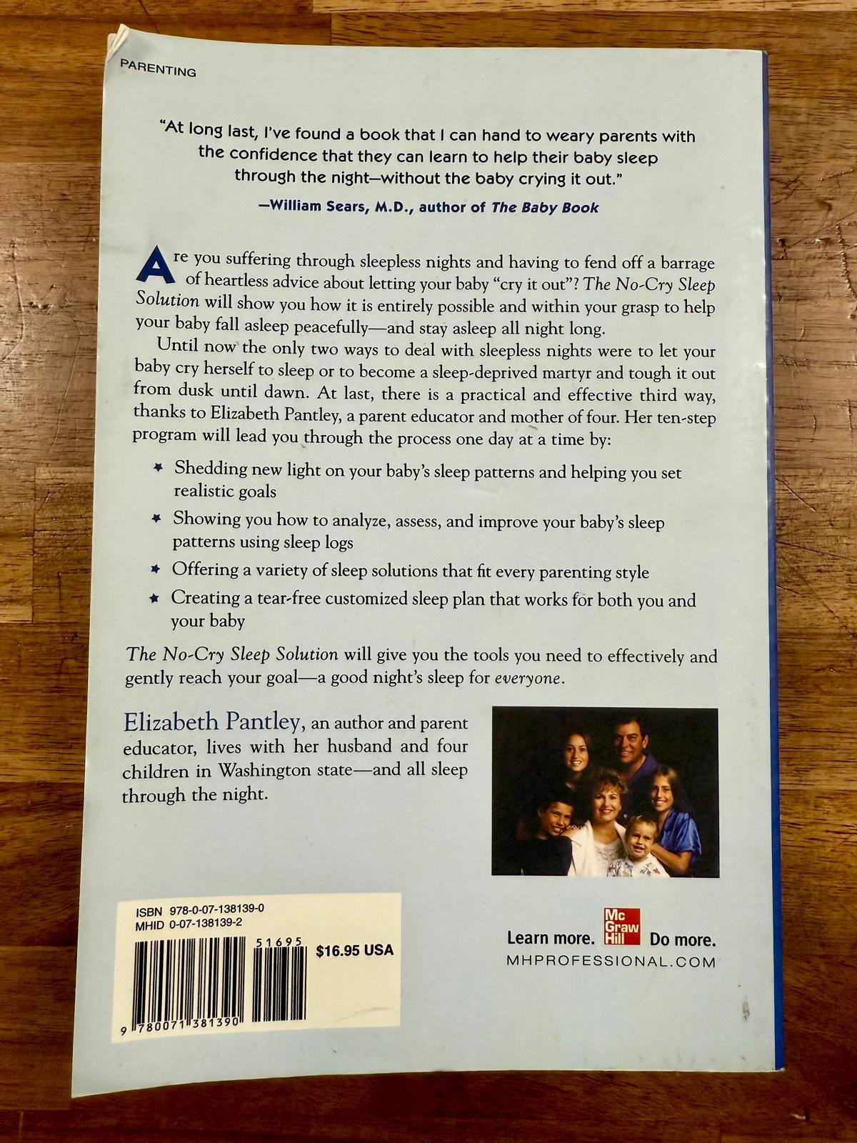 No-Cry Sleep Solution : Gentle Ways to Help Your Baby Sleep Through the Night