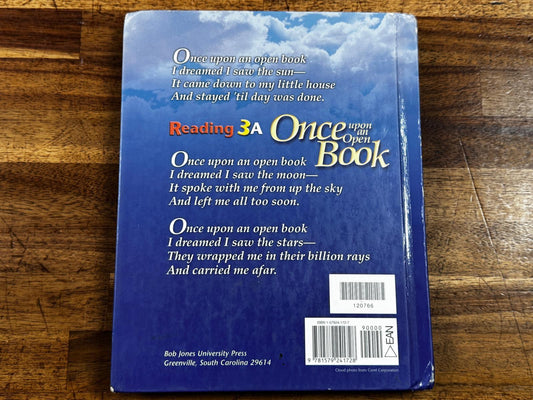 BJU Reading 3A Once Upon an Open Book Second Edition - Acceptable