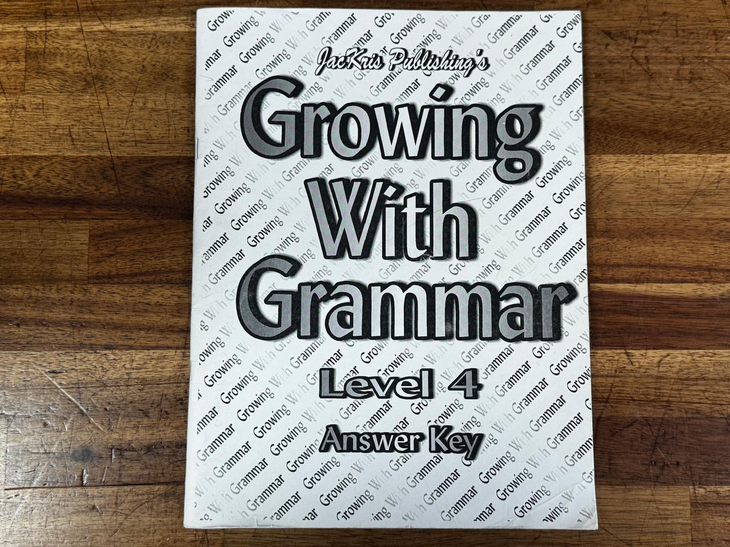 Winning With Writing Level 4 Answer Key – Condition: Acceptable & Clean