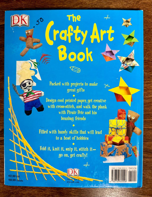 DK The Crafty Art Book by Jane Bull – 50 Creative Projects to Make Perfect Presents