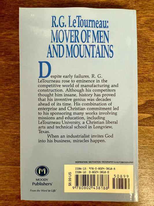 Mover of Men and Mountains by R.G. LeTourneau