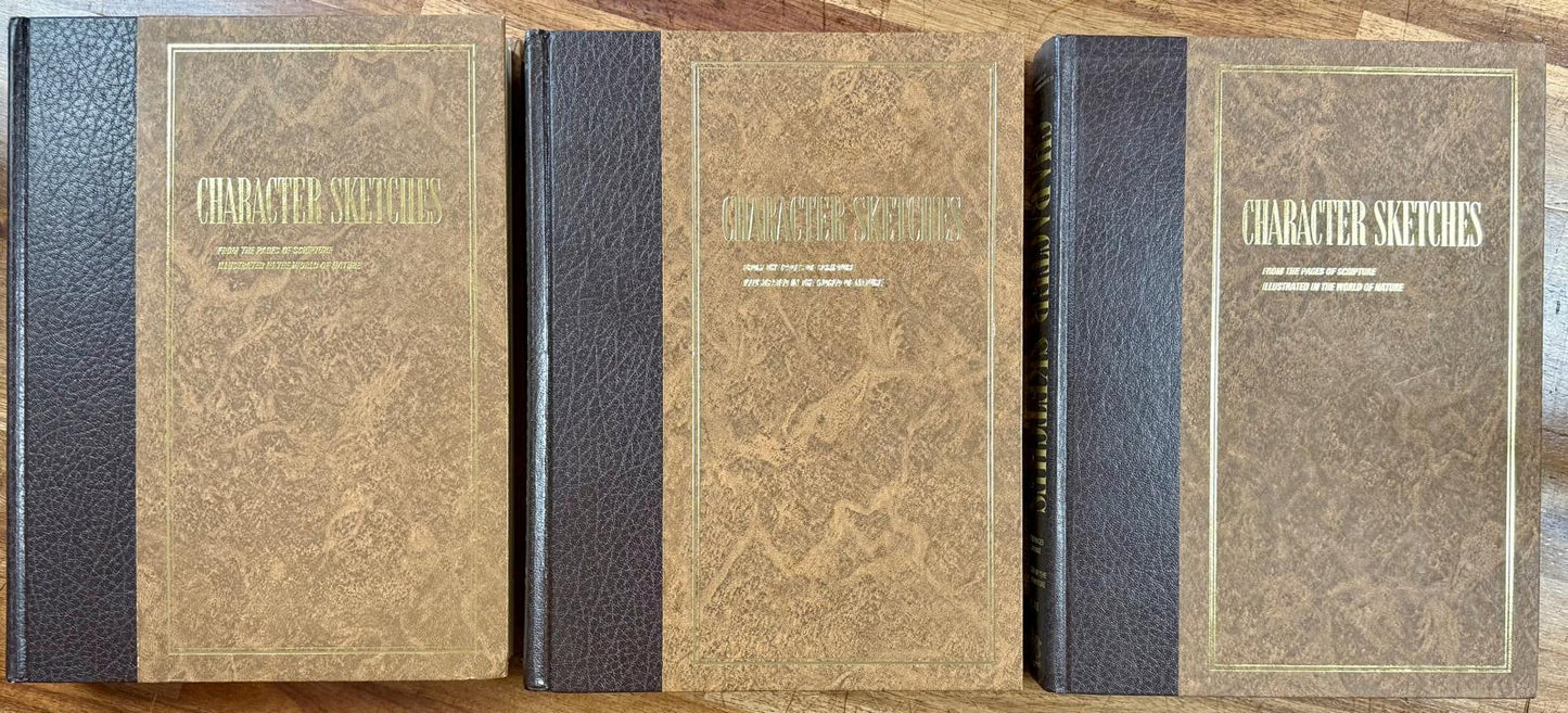 Character Sketches from the Pages of Scripture – Volumes 1–3 with Slipcovers