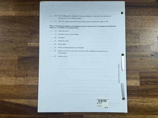 BJU Heritage Studies 4 for Christian Schools 2nd Edition Tests