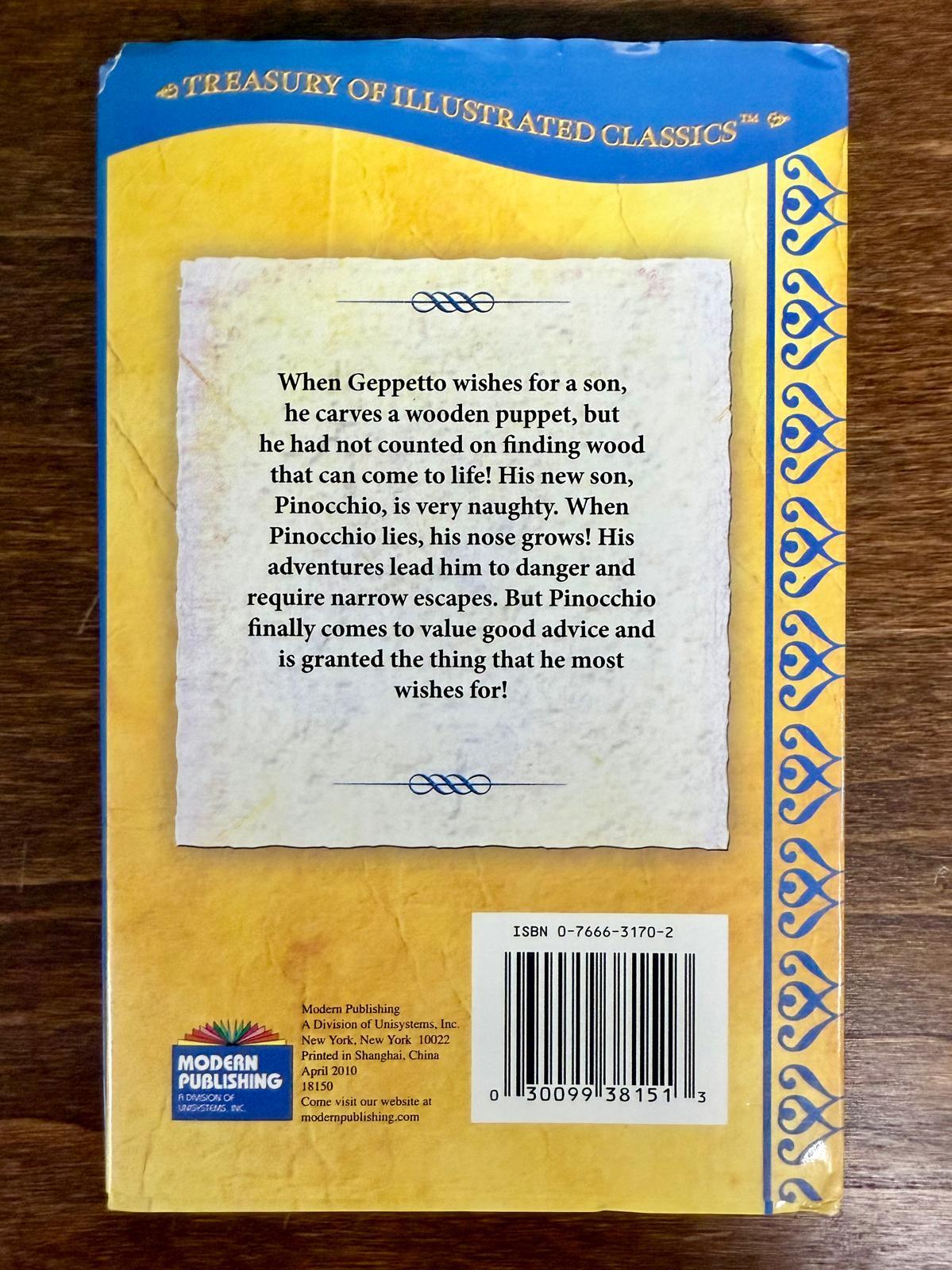 The Adventures of Pinocchio – Treasury of Illustrated Classics Edition