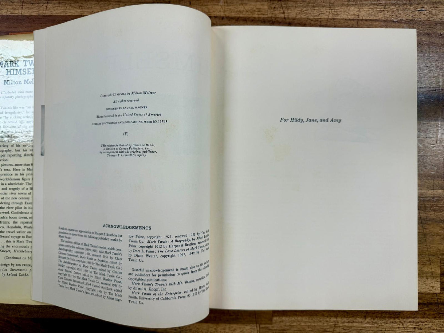 Mark Twain Himself: A Pictorial Biography by Milton Meltzer