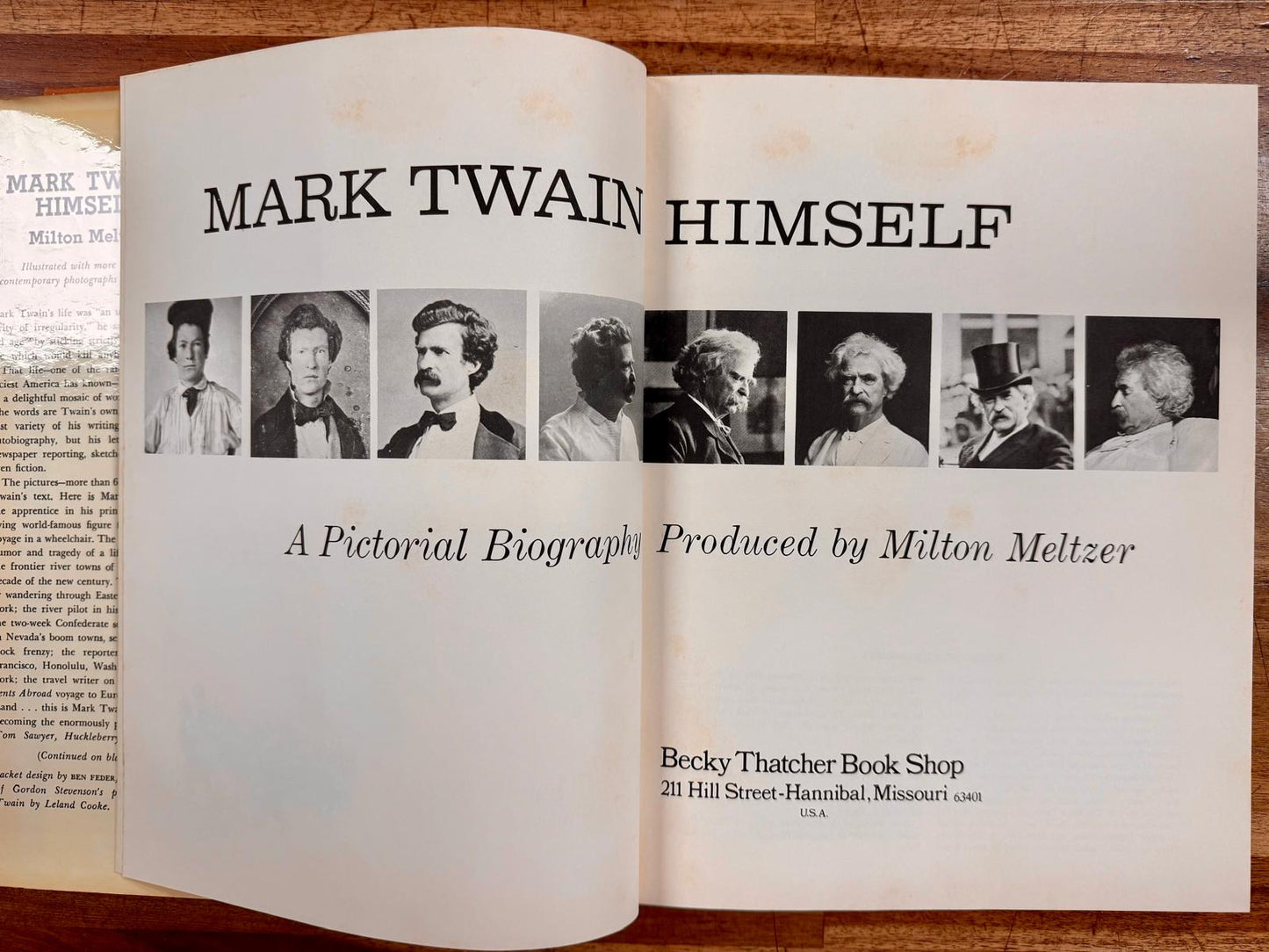 Mark Twain Himself: A Pictorial Biography by Milton Meltzer