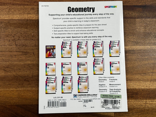 Spectrum Geometry 6-8