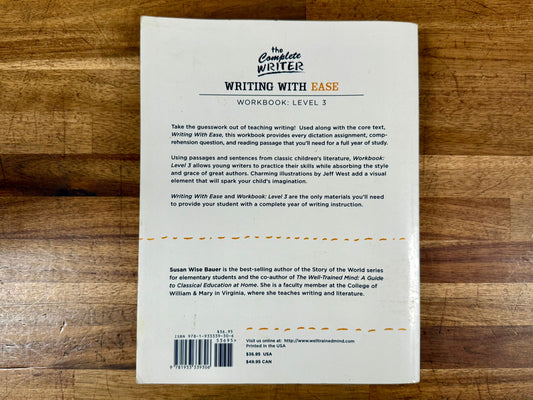 The Complete Writer: Level Three Workbook for Writing with Ease