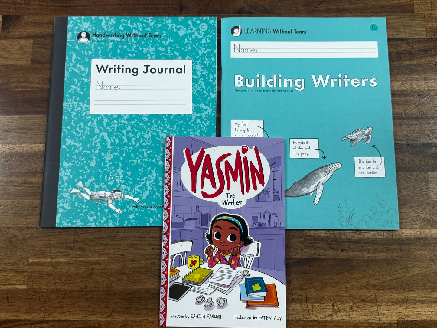 HWOT Set - Yasmin, Building Writers, Writing Journal