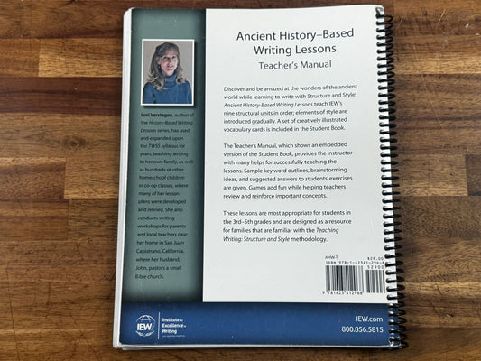 IEW Ancient History-Based Writing Lessons