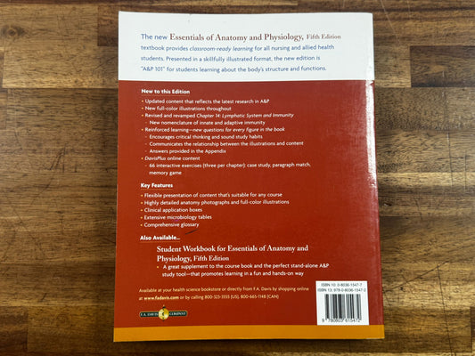 Essentials of Anatomy and Physiology Fifth Ed (Comp Cpy)