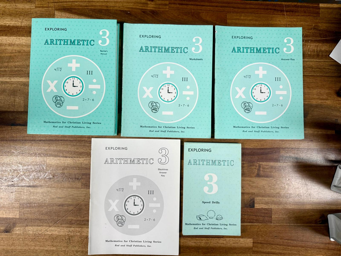 Rod & Staff Arithmetic 3 SET of 5