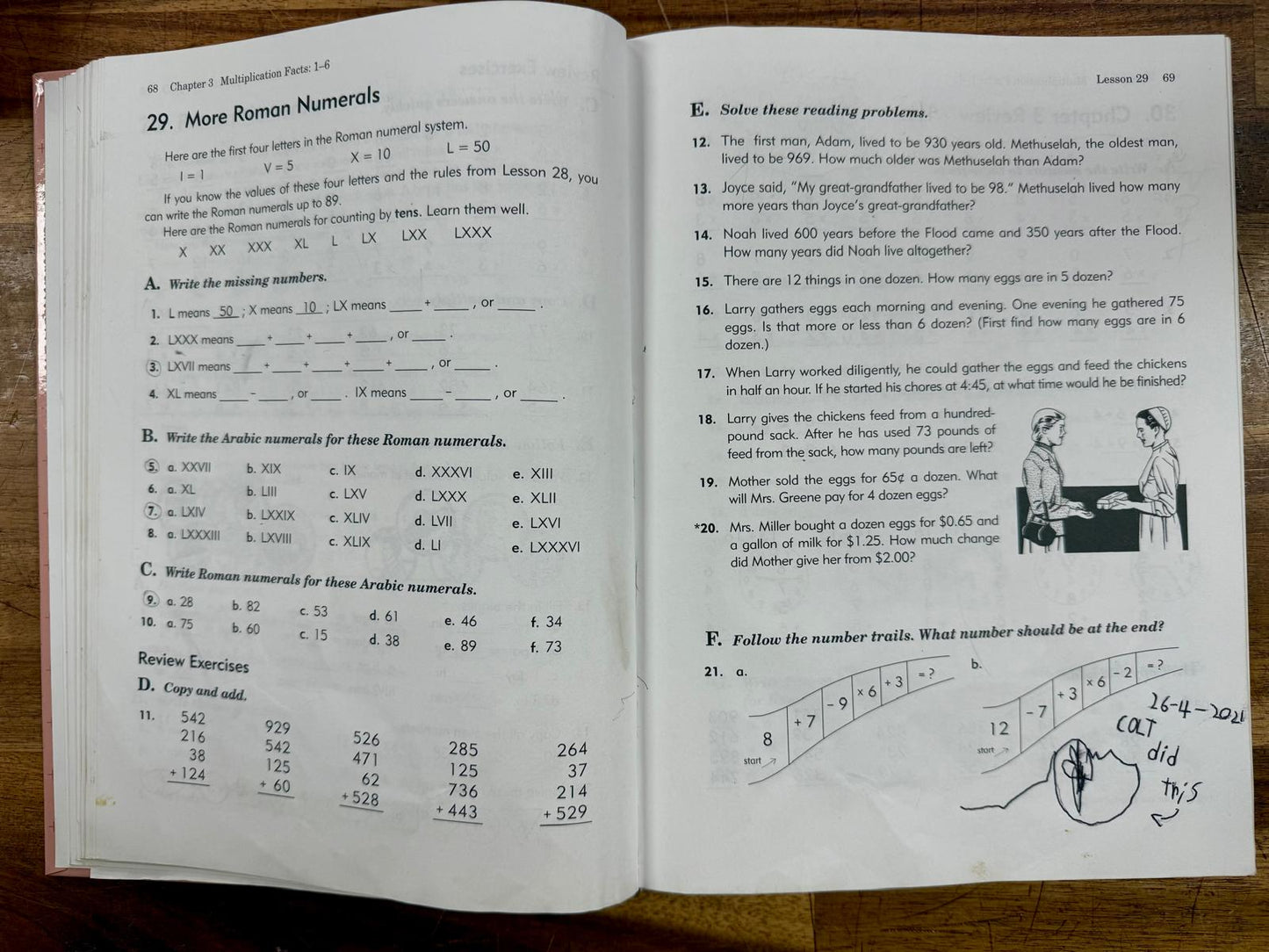 Rod & Staff Progressing with Arithmetic 4 SET of 5