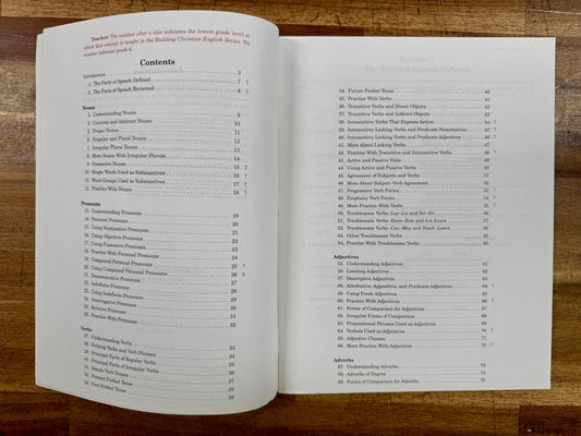 Rod & Staff The Eight Parts of Speech Level 2 - TM & Text