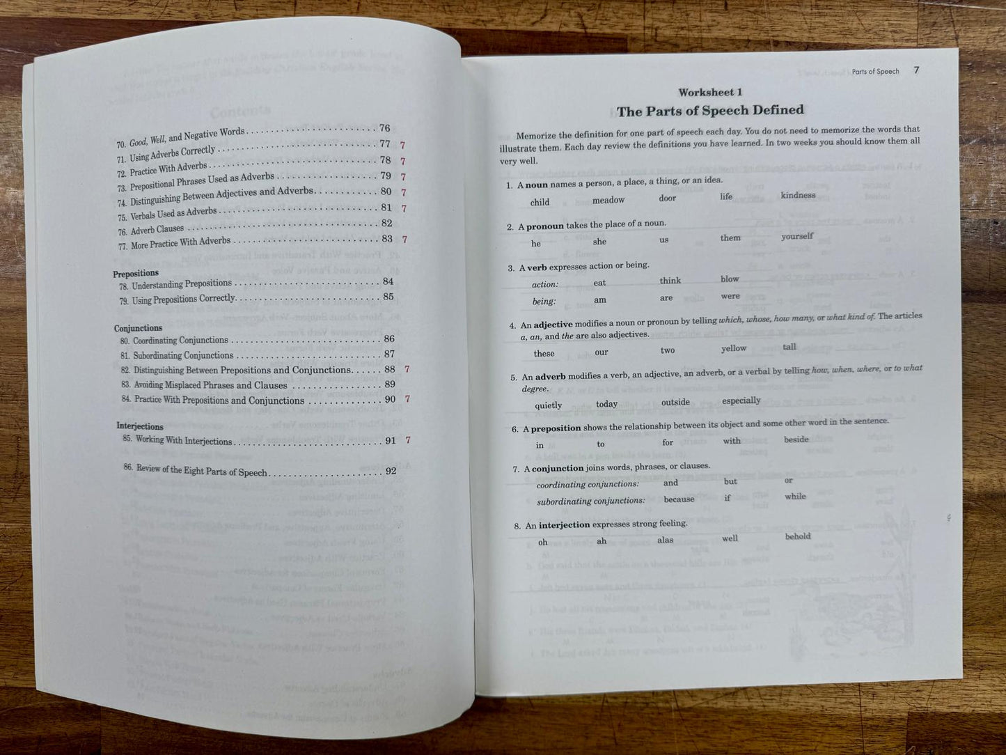 Rod & Staff The Eight Parts of Speech Level 2 - TM & Text