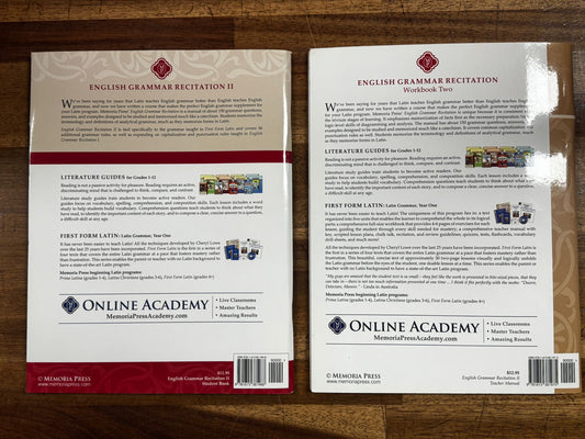 MP English Grammar Recitation II SET - TM & Student Book