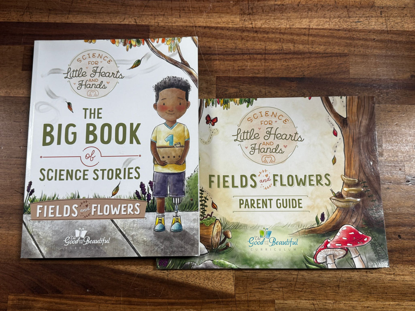 TGTB Science Set – Fields and Flowers Parent Guide & Big Book of Science Stories