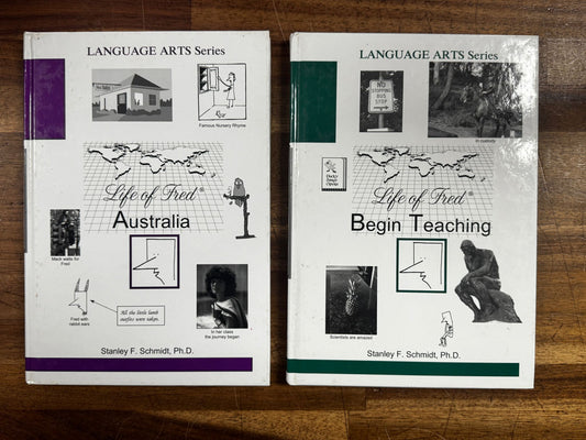 Life of Fred English Language Arts LOT of 4