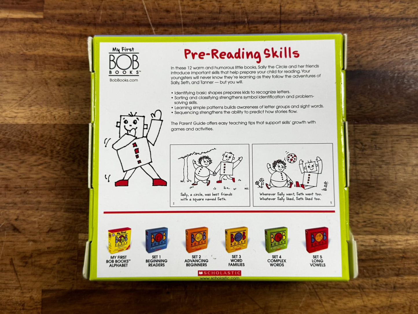 My First Bob Books: Pre-Reading Skills Box Set