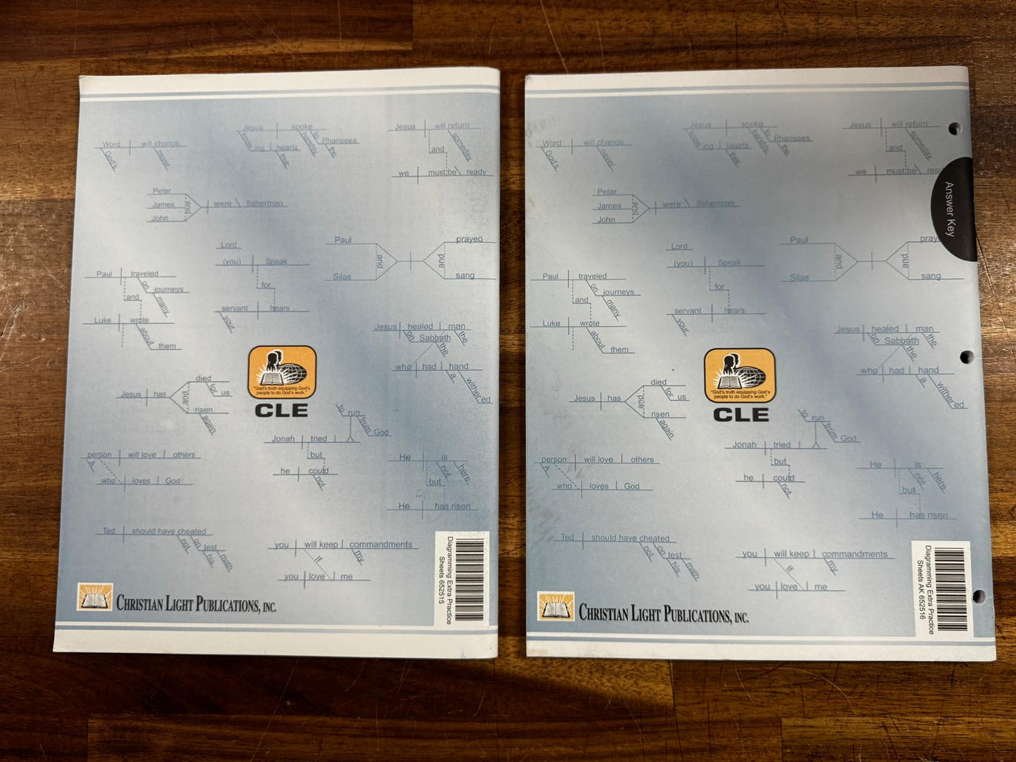 CLE Diagramming Supplement – Extra Practice Sheets & Answer Key (Grades 2–8)