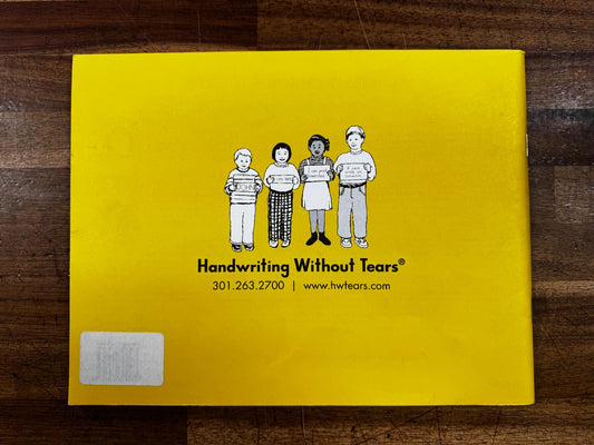 Handwriting Without Tears – My Printing Book (Student Workbook, Grade 1)