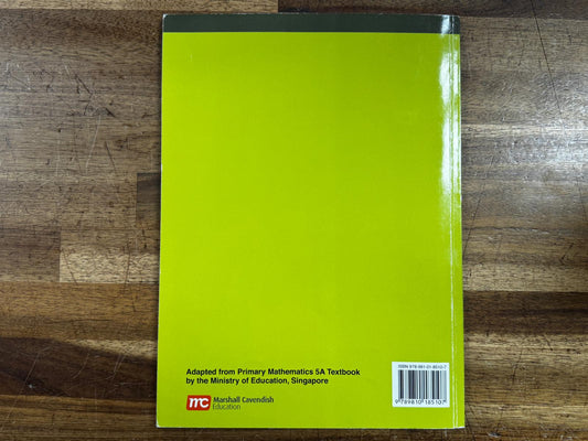 Primary Mathematics 5A Textbook – Singapore Math U.S. Edition for Grade 5 Homeschool